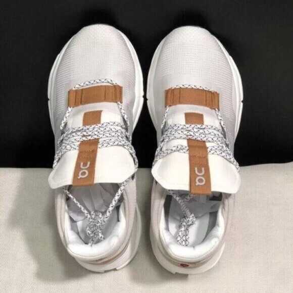 ON Running Cloudnova Women Shoes White Pearl - Picture 4 of 7